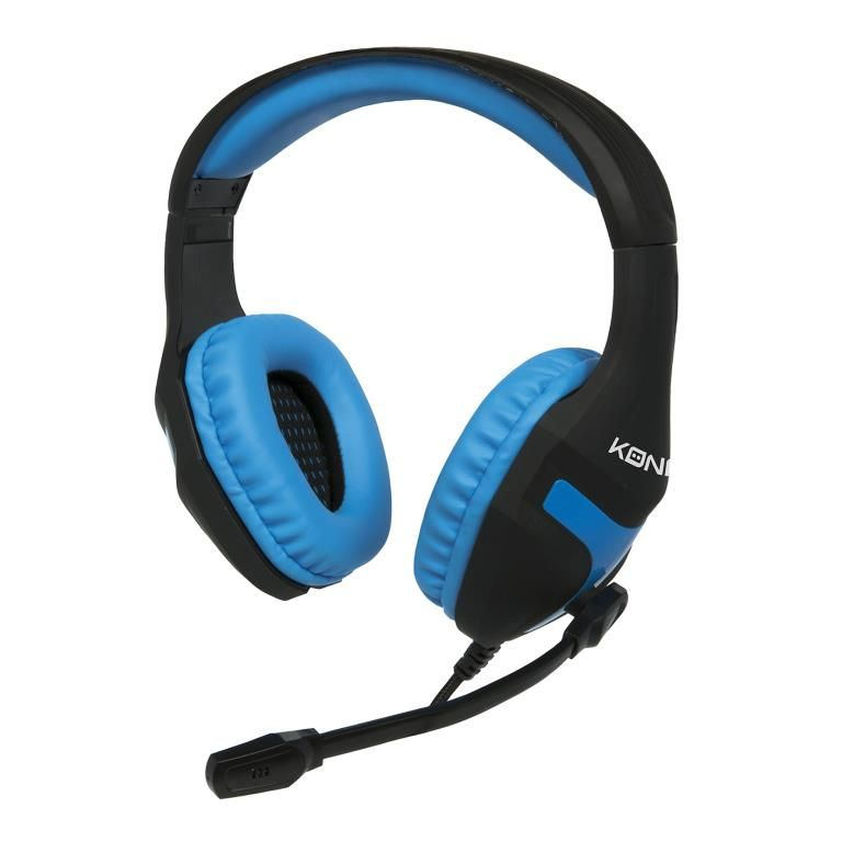 Konix 61881187303 headphones/headset Wired Head-band Gaming Black, Blue – image 2