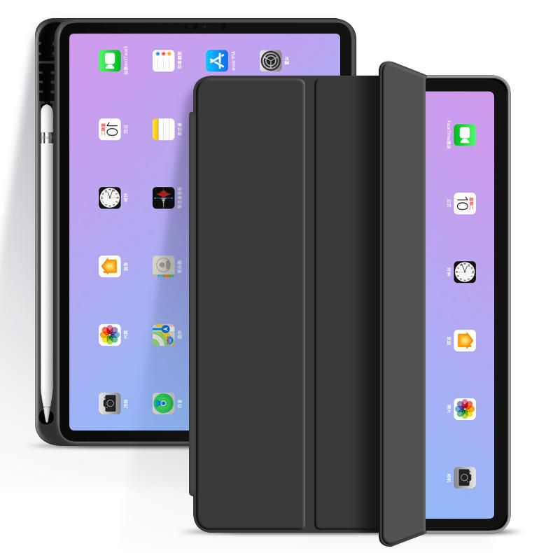 eSTUFF SEATTLE Pencil Case for iPad 10.2 - Black PU leather – image 1