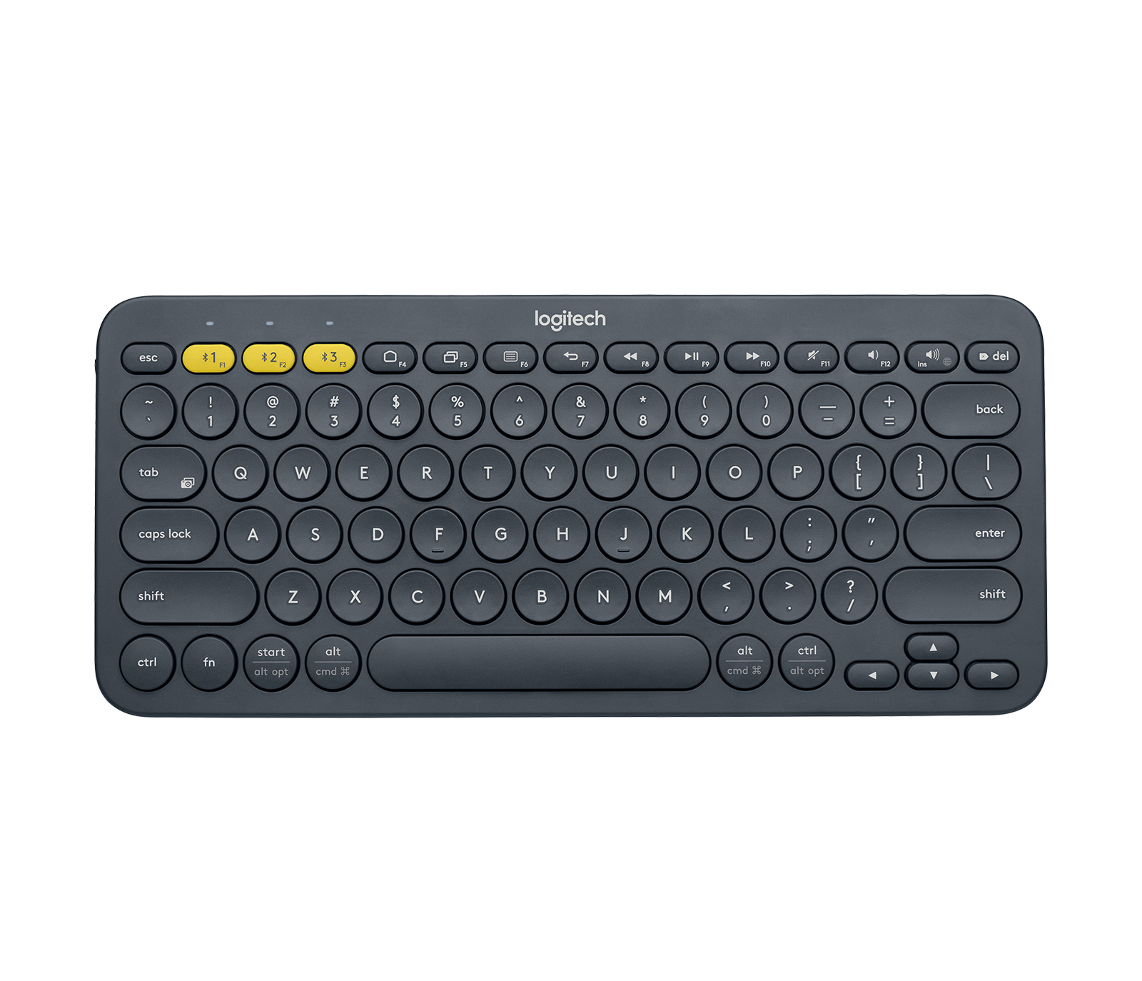 TECLADO LOGITECH K380 MULTI-DEVICE - BLUETOOTH, INALÁMBRICO, UNIVERSAL, NEGRO