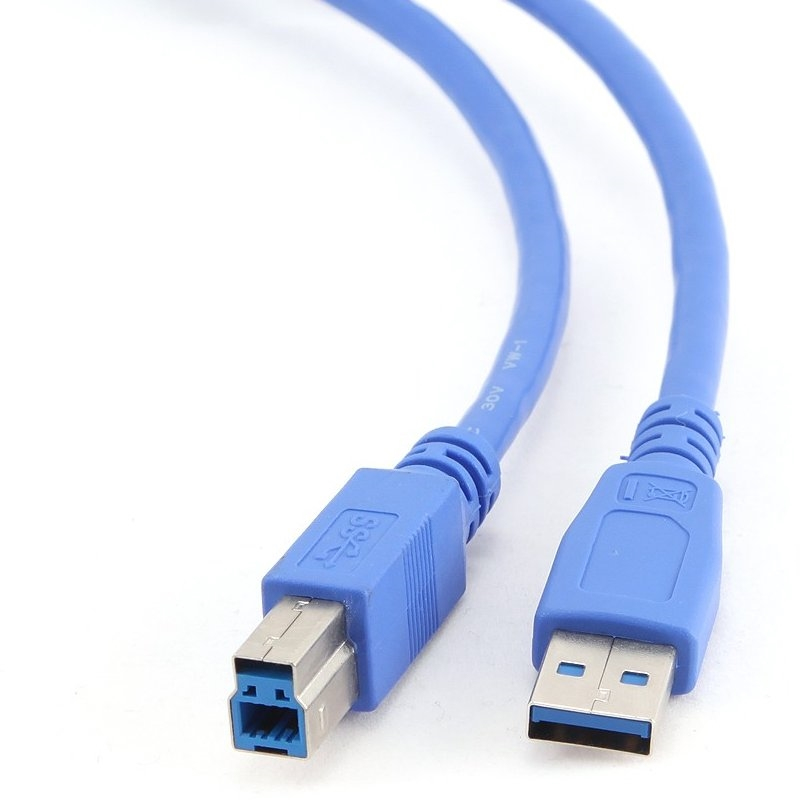 iggual IGG311875 USB-kaapeli USB 3.2 Gen 1 (3.1 Gen 1) 0,5 m USB A USB B Sininen
