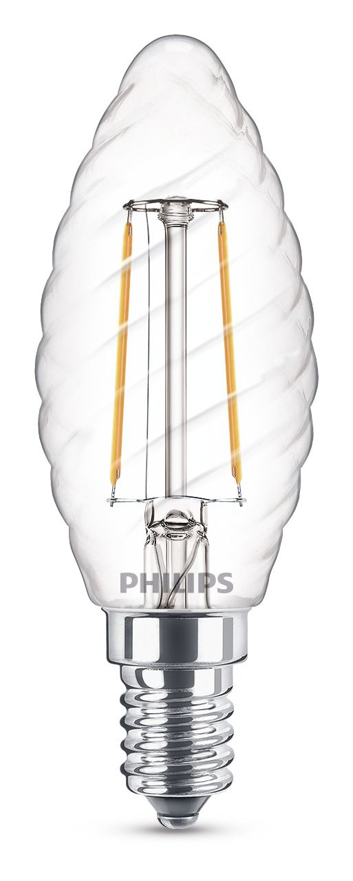 Philips Candle & Lustre E14 2W Sıcak Beyaz 2700K 250lm 15000h Ampul