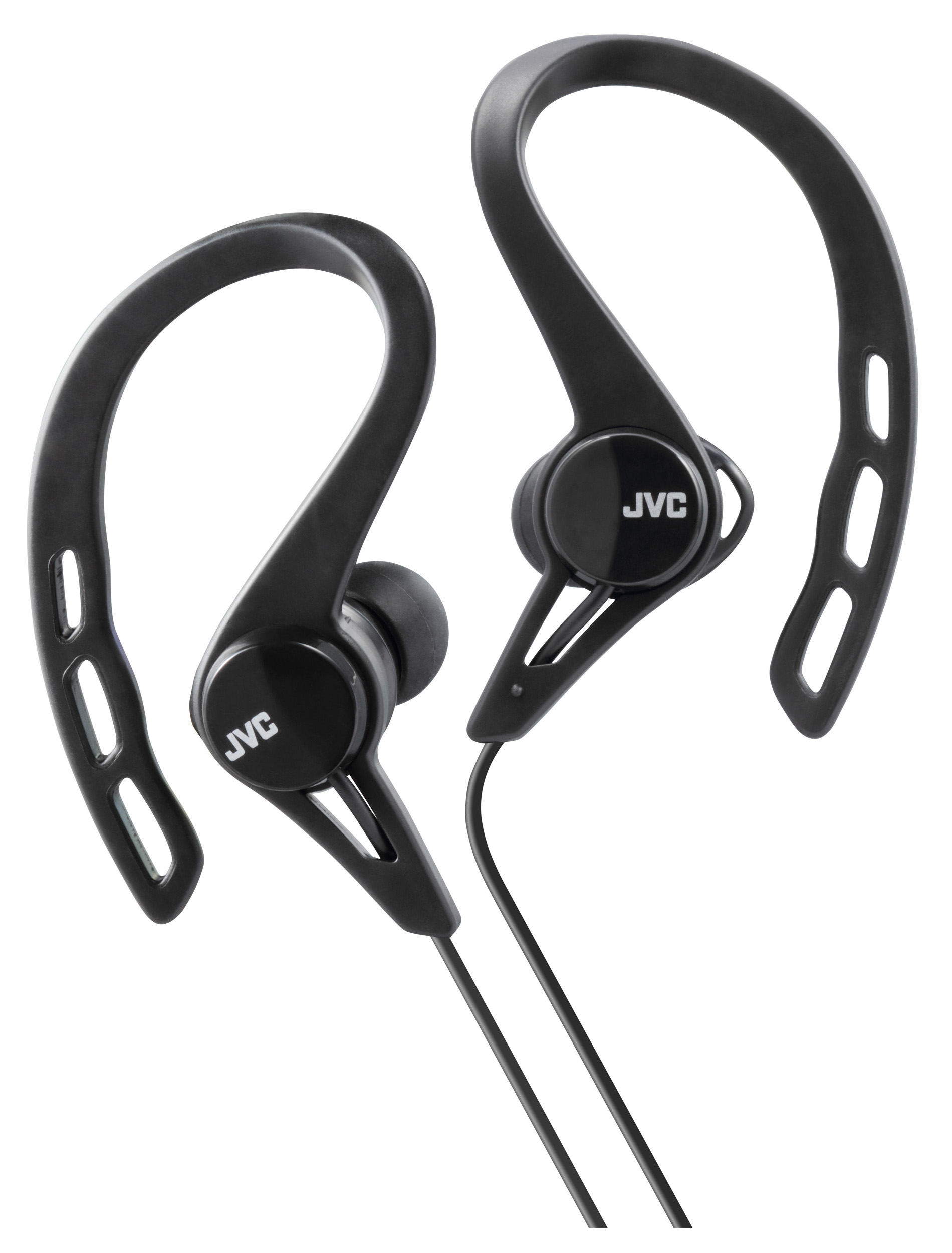 JVC HA-ECX20-B-E headphones/headset Wired Ear-hook, In-ear Sports Black image 1