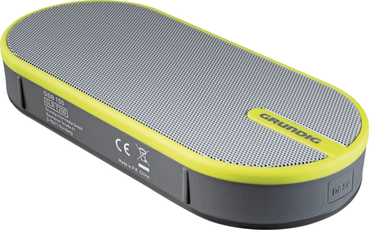 Grundig GSB 150 Mono portable speaker Grey, Yellow 6 W image 3