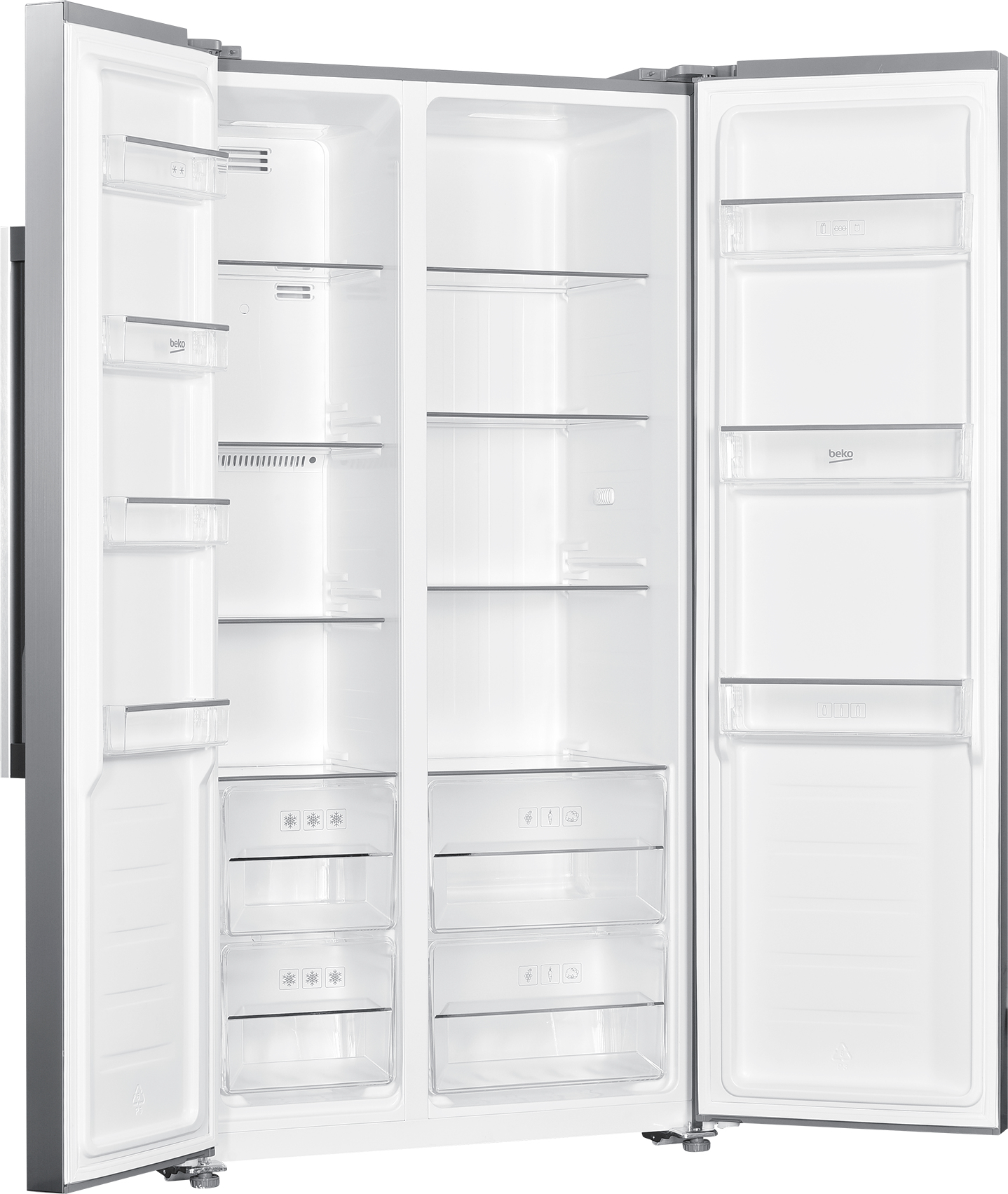 Beko GNO4331XPN side-by-side refrigerator Freestanding – image 3