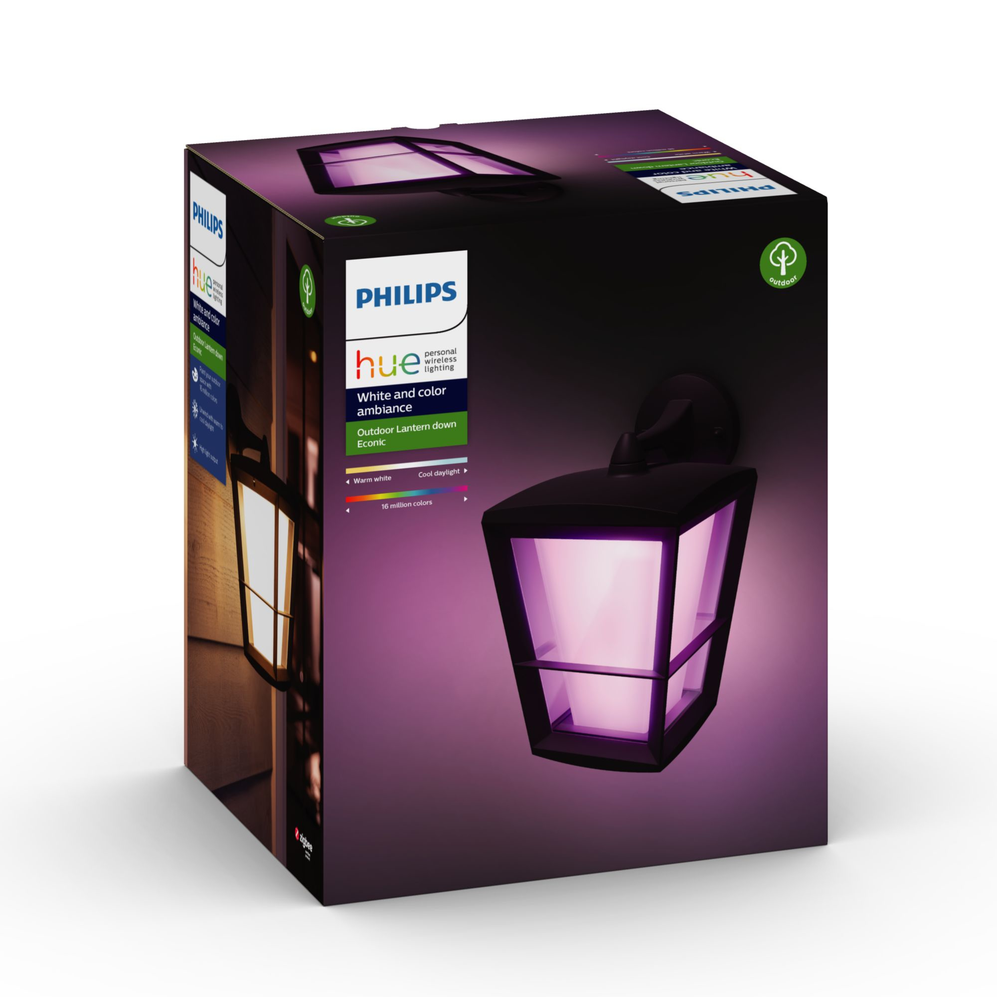 Philips by Signify Philips Hue White and colour ambience Econic Outdoor Wall Light – image 5