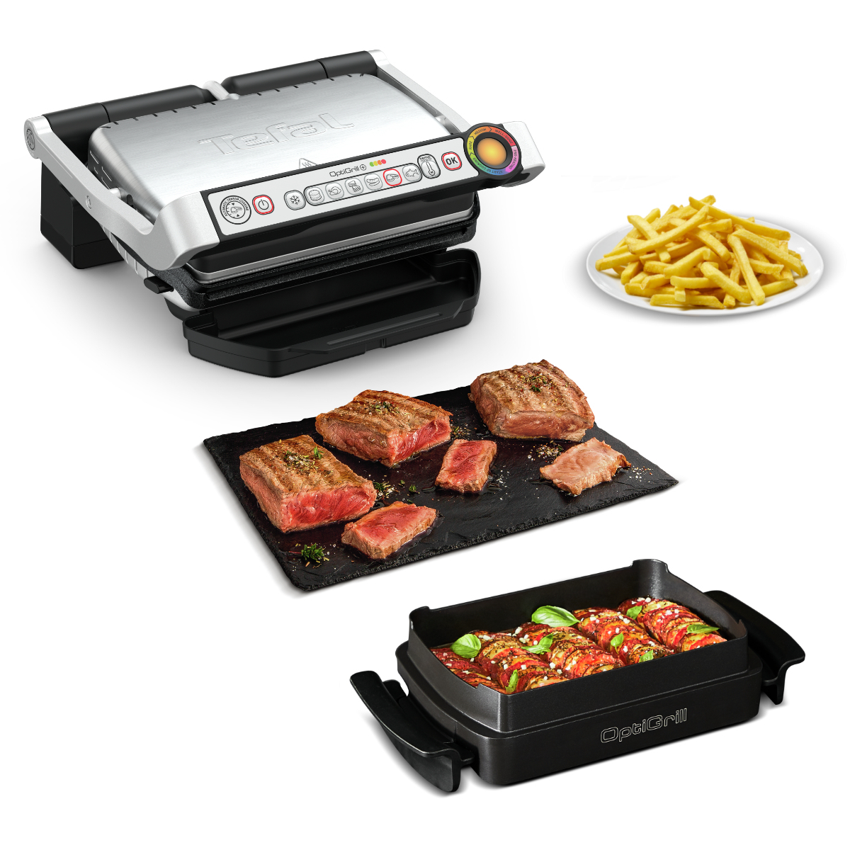 Tefal OptiGrill + GC714D contact grill – image 2
