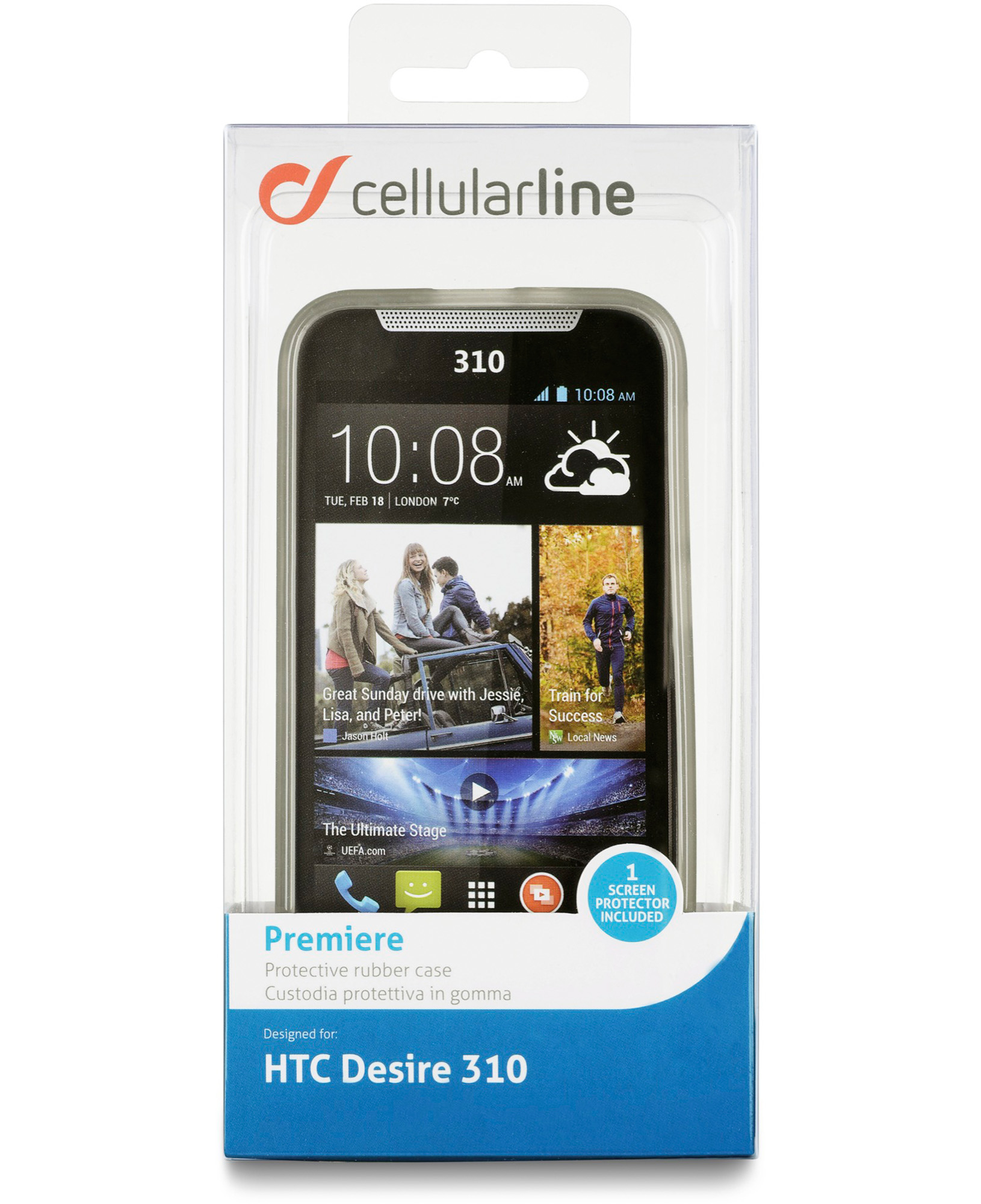 Cellularline Premiere Desire 310- Transparent – image 1