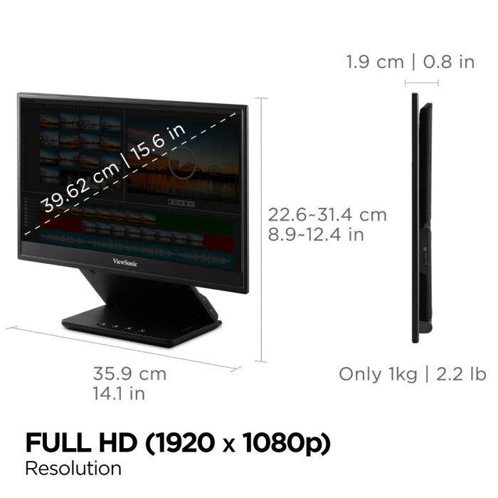 Viewsonic VP Series VP16-OLED computer monitor – image 5