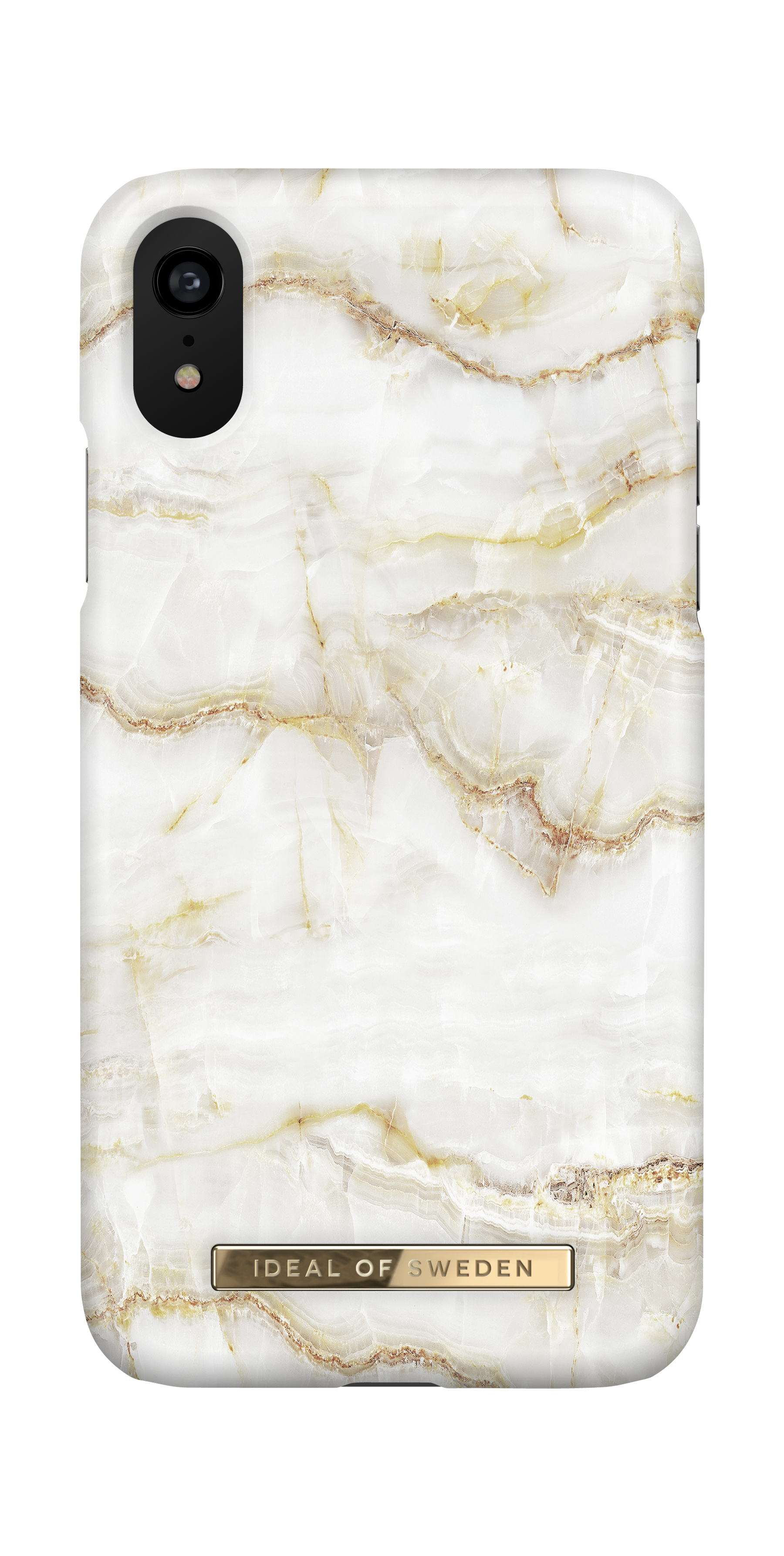 iDeal of Sweden Printed Case iPhone XR Golden Pearl Marble – image 3