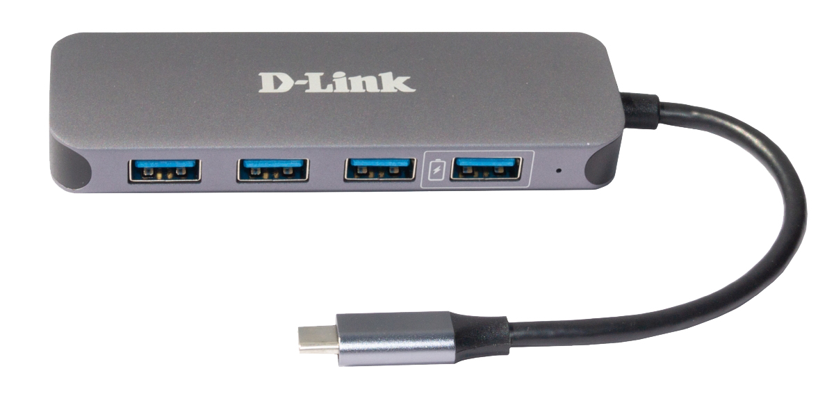 D-Link USB-C to 4-Port USB 3.0 Hub with Power Delivery – image 2
