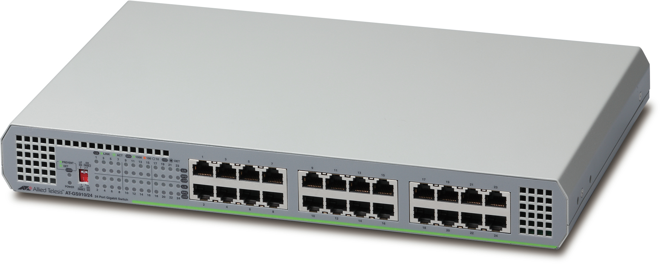 Allied Telesis GS910/24 Unmanaged 10G Ethernet (100/1000/10000) Grey
