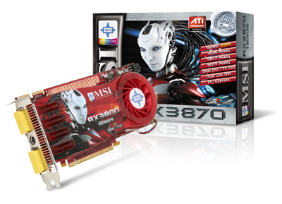 MSI RX3870-T2D512E-OC graphics card GDDR4
