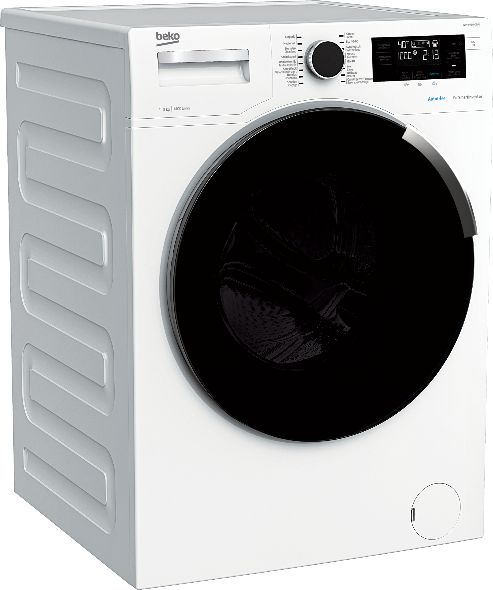 Beko WTV8745XDOSW1 washing machine Front-load – image 4