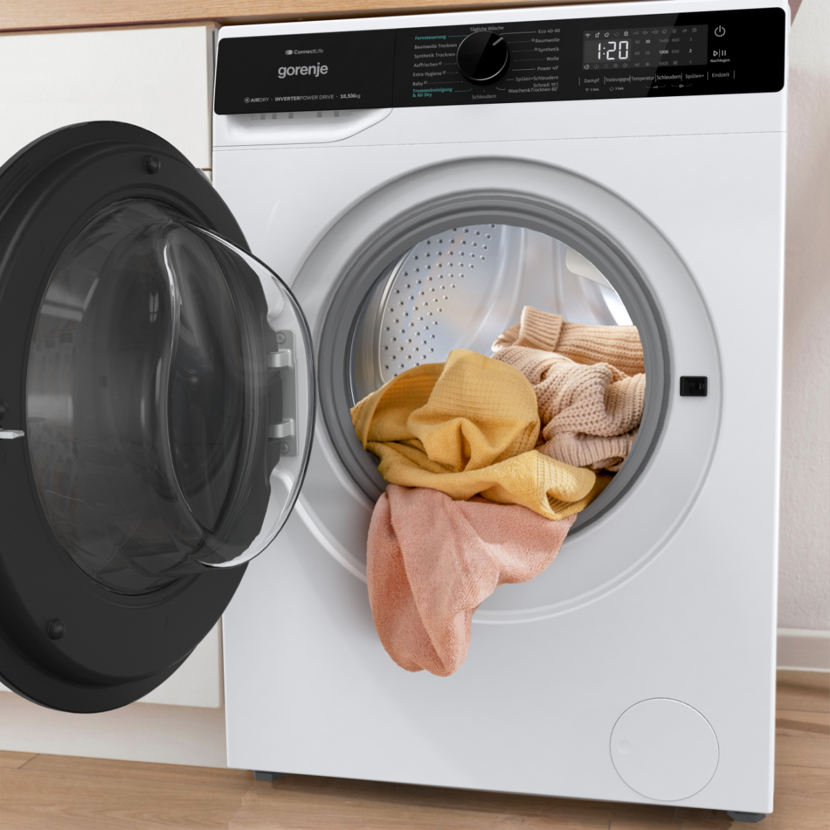 Gorenje WD2PA1X64ADW/DE washer dryer Freestanding Front-load White – image 4