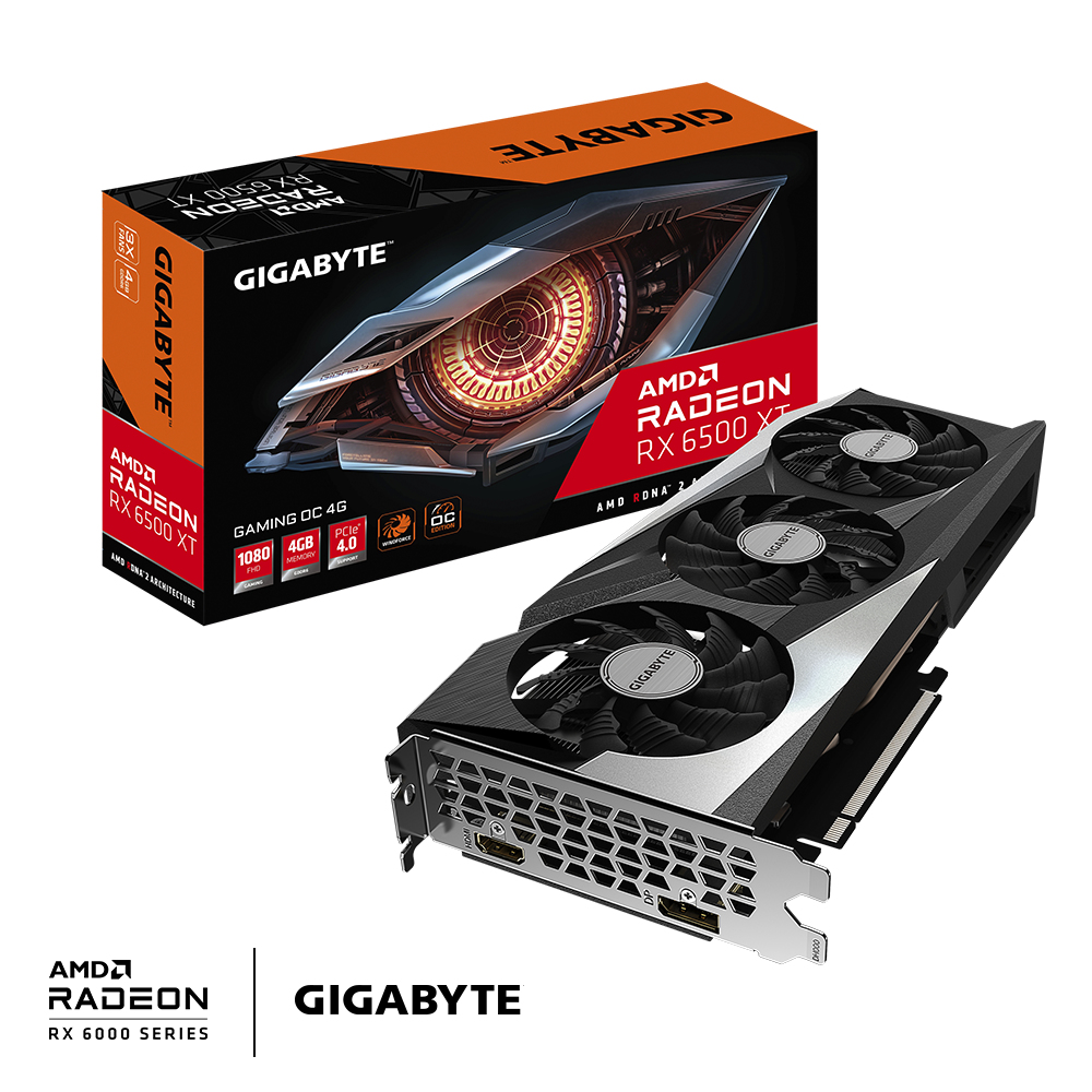 GIGABYTE Radeon RX 6500 XT GAMING OC 4G – image 2
