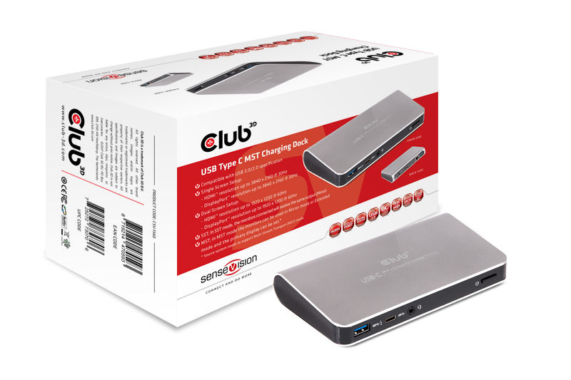 CLUB3D USB Type C MST Charging Dock – image 2