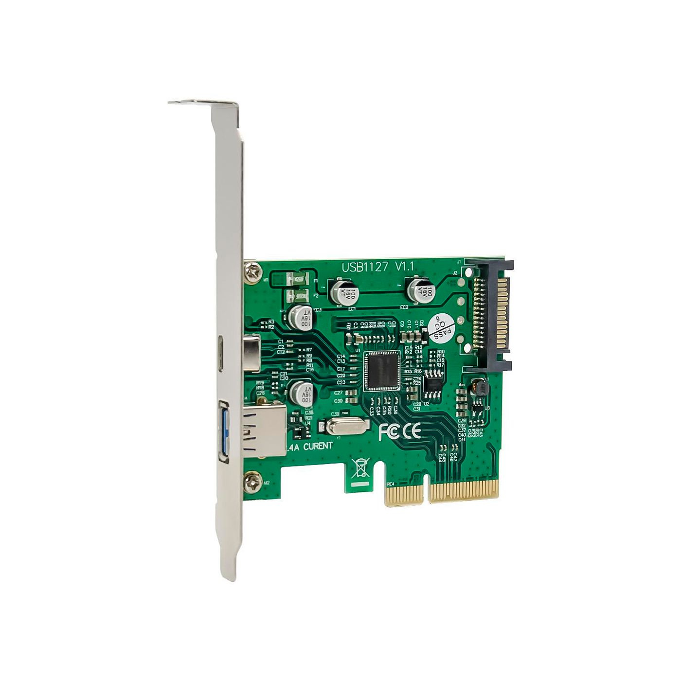 Microconnect MC-PCIE-ASM1142-CA interface cards/adapter Internal USB 3.2 Gen 1 (3.1 Gen 1) – image 2