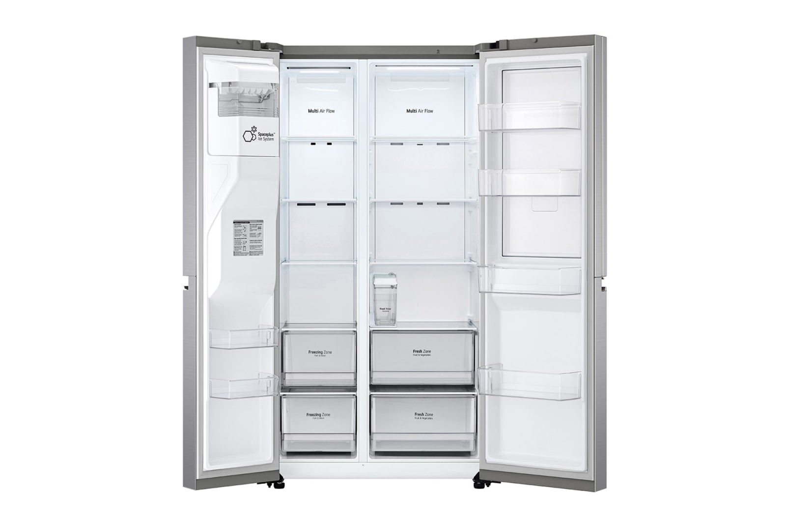 LG GSJV71PZTF side-by-side refrigerator Freestanding – image 7