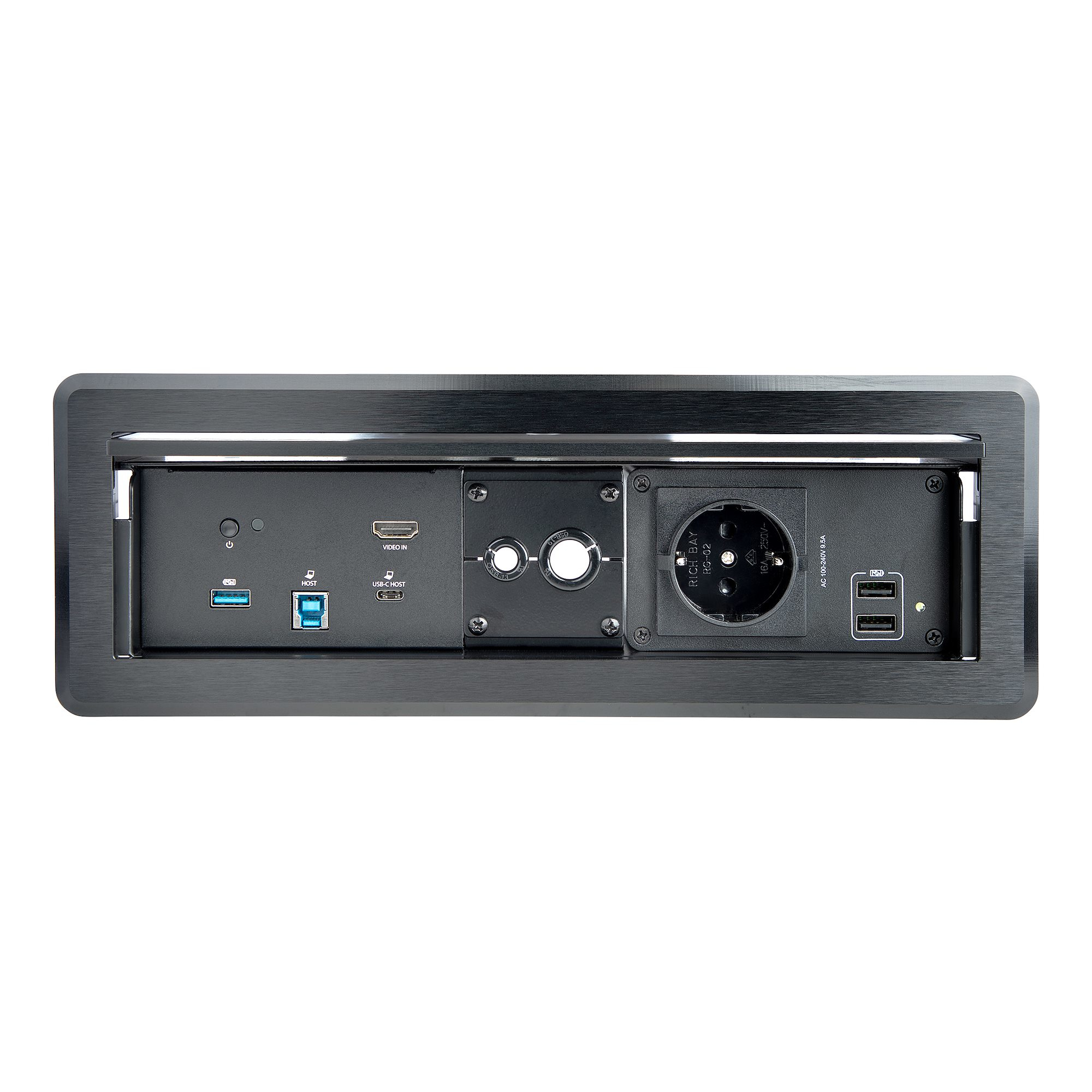 StarTech.com Conference Room Docking Station with Power/Charging; Table Connectivity Box, Universal USB-C Laptop Dock – image 2