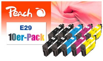 Peach 320205 ink cartridge 10 pc(s) Compatible Standard Yield Black, Cyan, Magenta