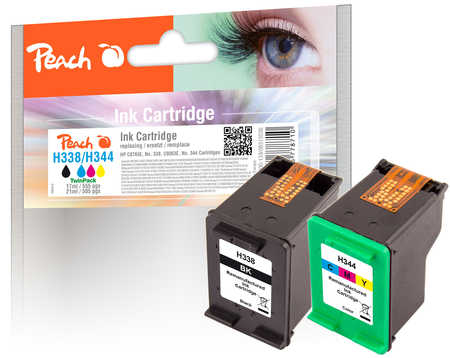 Peach 313036 ink cartridge 2 pc(s) Original Standard Yield Black, Cyan, Magenta, Yellow