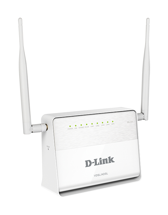 D-Link DSL-224 wireless router Fast Ethernet Single-band (2.4 GHz) White – image 3