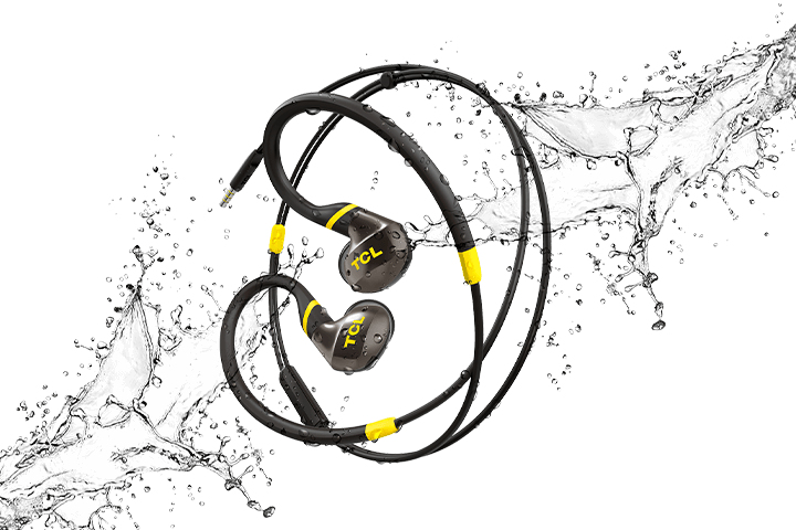 TCL ACTV100 Headset Wired In-ear Calls/Music Black, Yellow – image 4