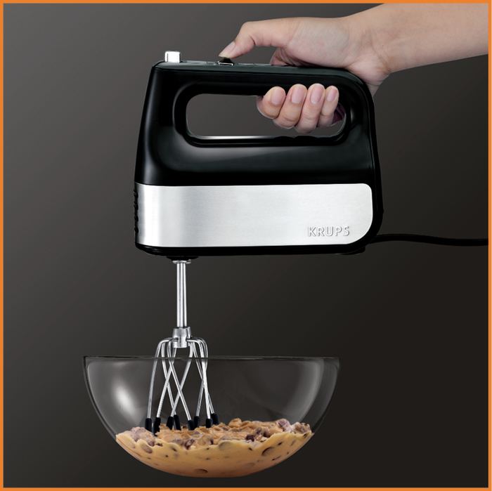 Krups GN492851 mixer Hand mixer Black, Stainless steel – image 3