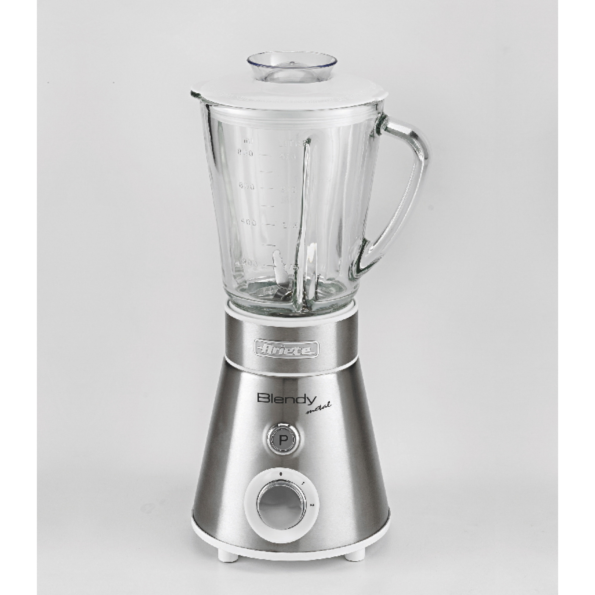 Ariete 561 Blendy Metal - Blender with stainless steel blades - Glass cup 800 ml - 2 speeds + Pulse - 300 Watt - Silver – image 5