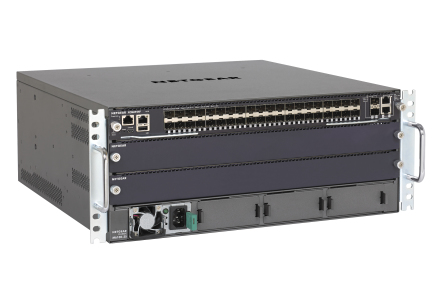 NETGEAR M6100-44GF3 Managed Gigabit Ethernet (10/100/1000) 4U Black, Grey