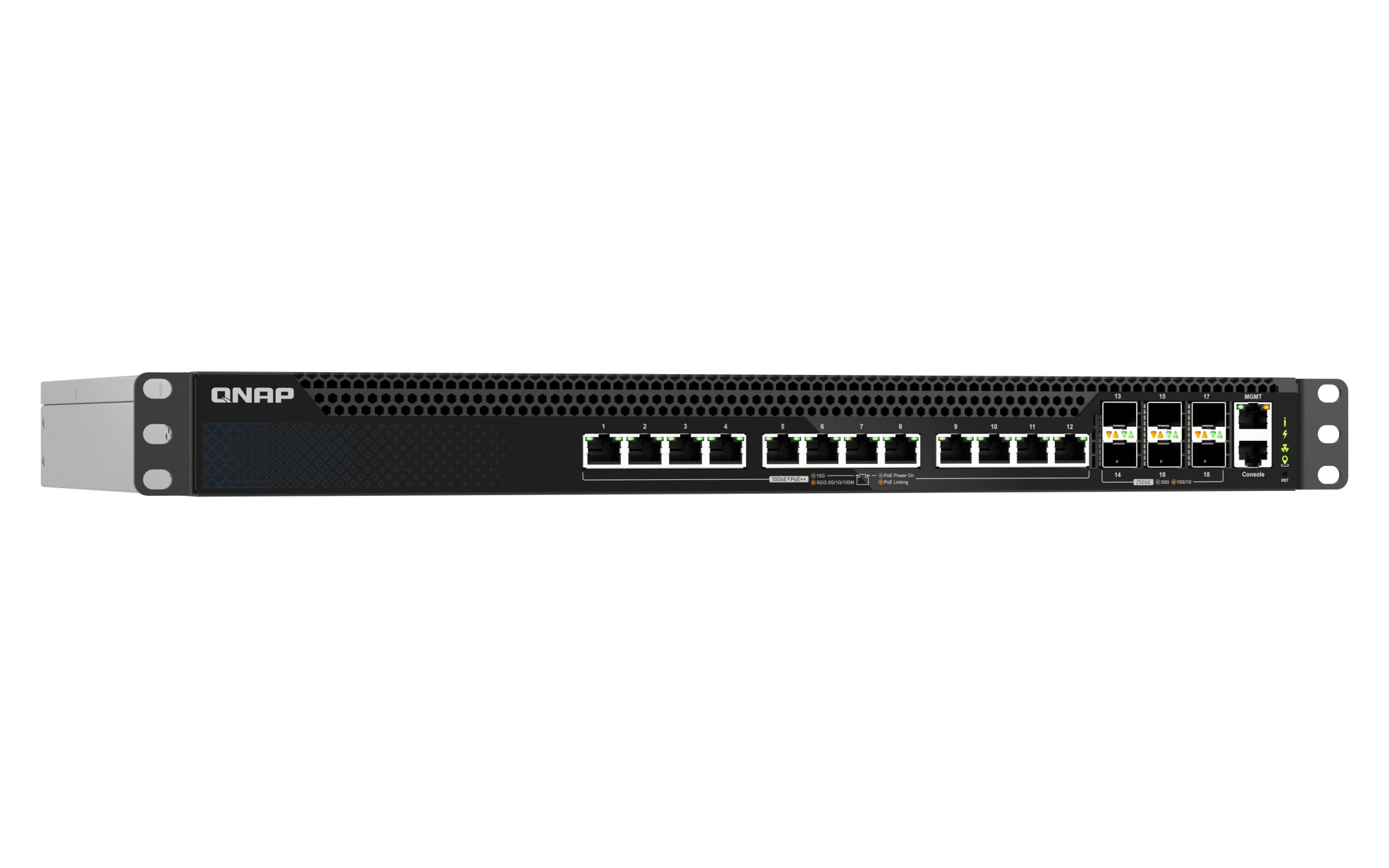 QNAP QSW-M5218P-6F12T network switch Managed L3 – image 3
