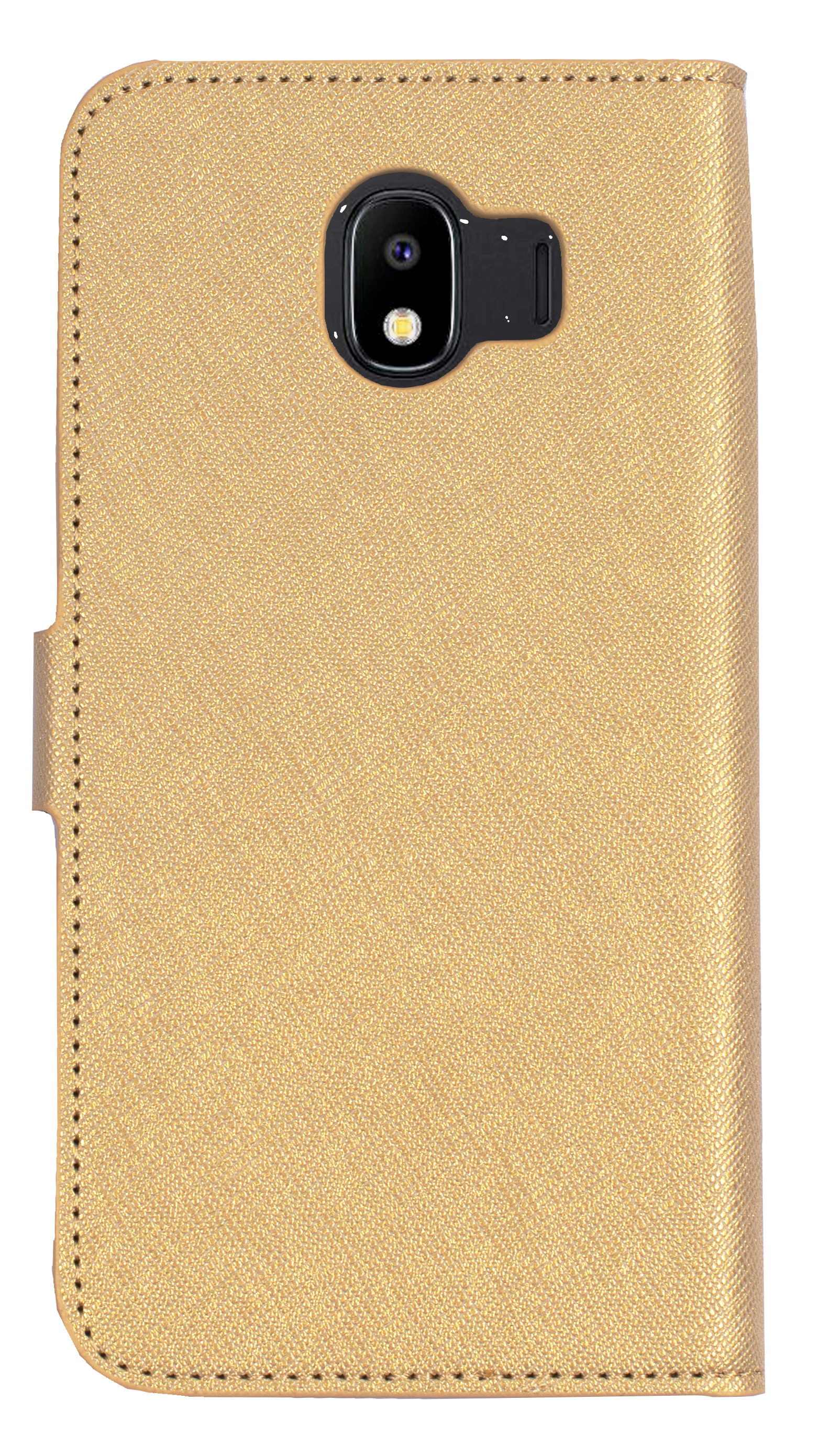 Mobiparts Saffiano Wallet Case Samsung Galaxy J4 (2018) Gold – image 3