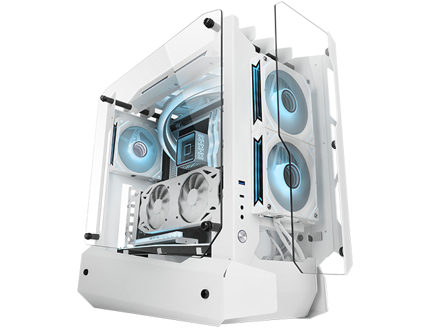 Mars Gaming MC-EDGEW Midi Tower White – image 2