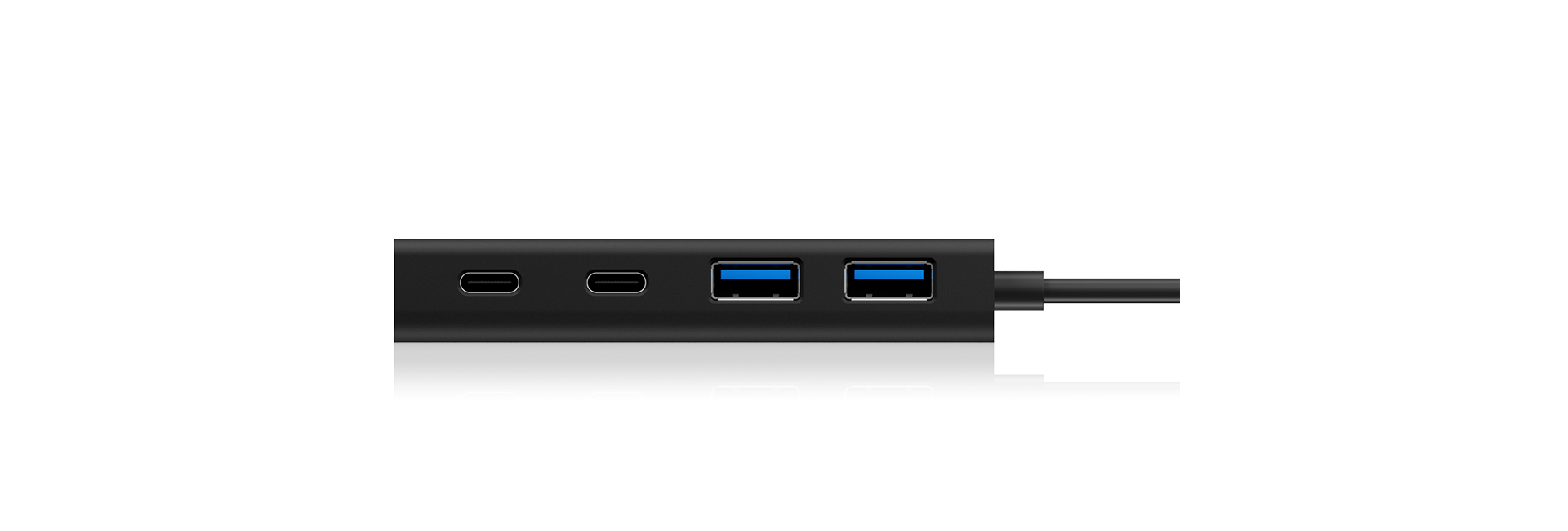 ICY BOX IB-HUB1426-CPD USB 3.2 Gen 1 (3.1 Gen 1) Type-C 5000 Mbit/s Black – image 7