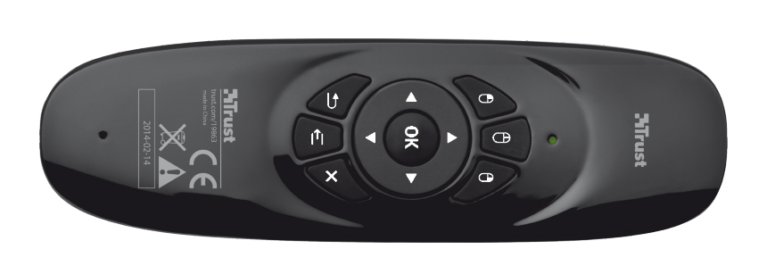 Trust 20038 keyboard Mouse included TV RF Wireless Black – image 6