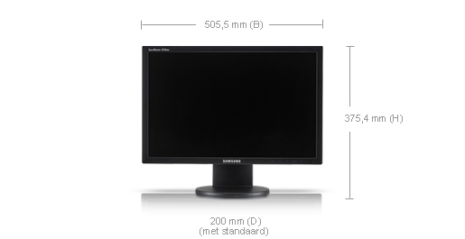 Samsung SM2243QW computer monitor – image 4