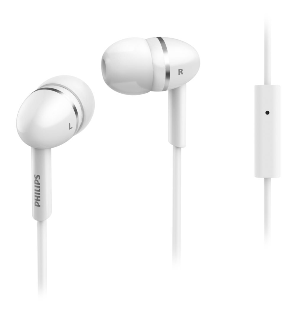 Philips SHE1455WT/00 headphones/headset Wired In-ear White
