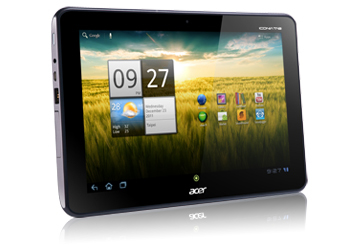 Acer Iconia A211 3G NVIDIA Tegra 16 GB 25.6 cm (10.1") 1 GB Wi-Fi 4 (802.11n) Android Grey