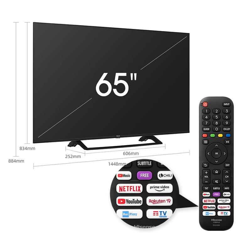 Hisense A7300F 65A7340F TV – image 7