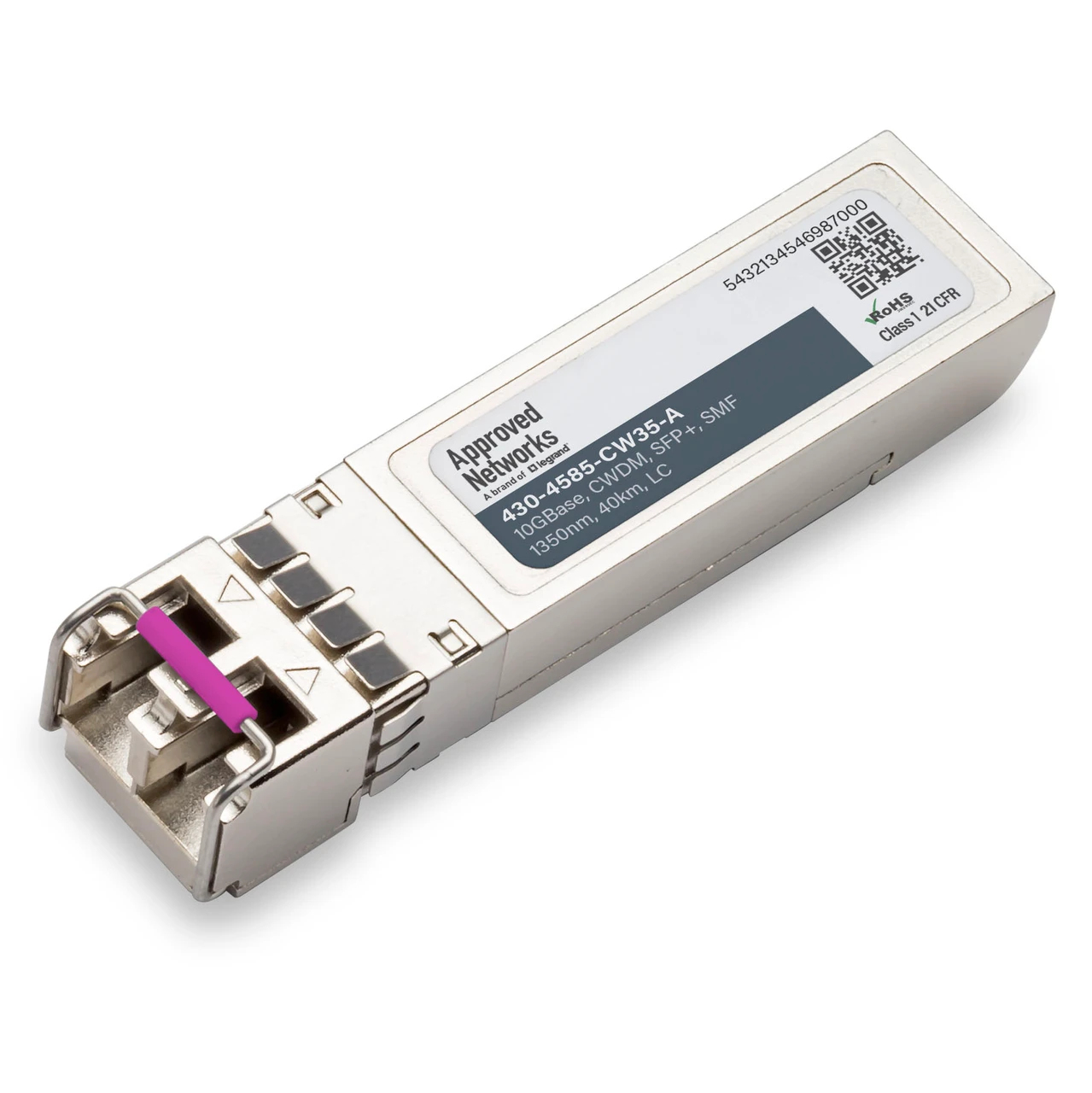 Legrand 430-4585-CW35-A network transceiver module Fiber optic 10 Mbit/s SFP+ 1350 nm