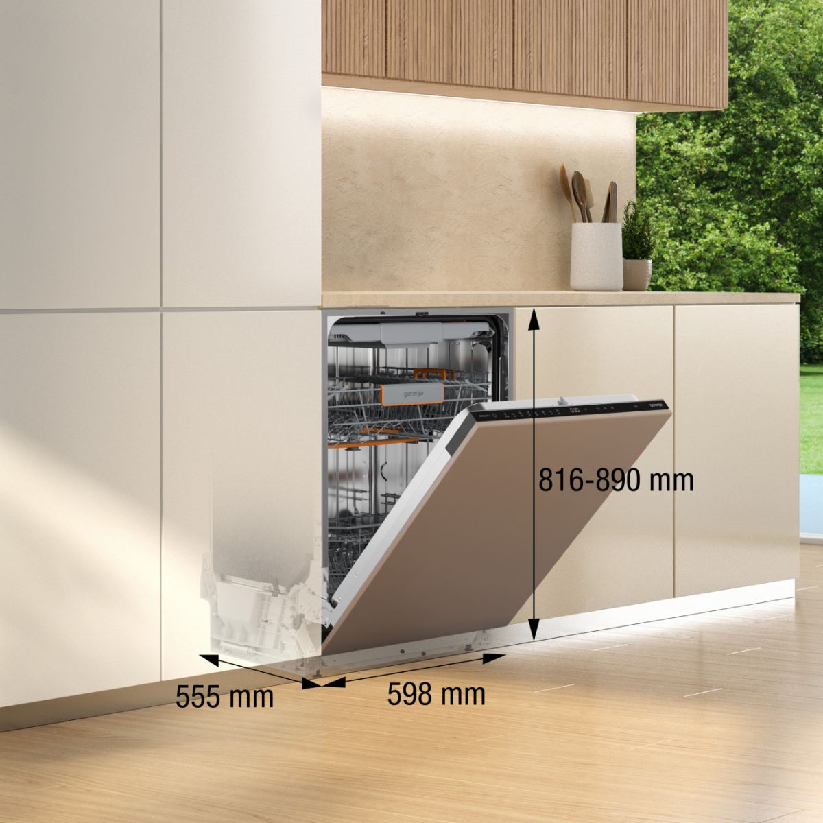 Gorenje GV663B65XXL dishwasher Undercounter 14 place settings – image 2