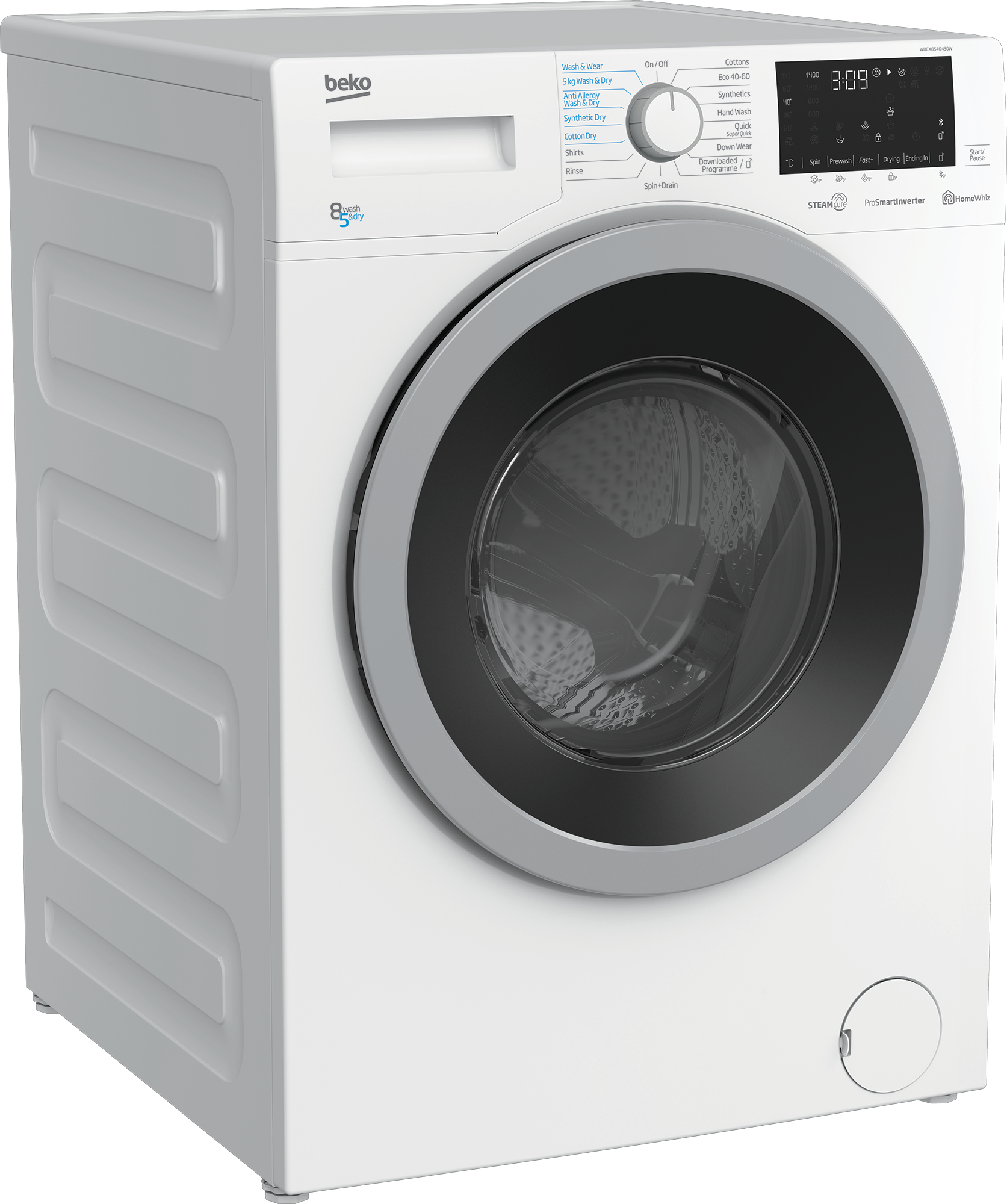 Beko WDEX8540430W Freestanding – image 2