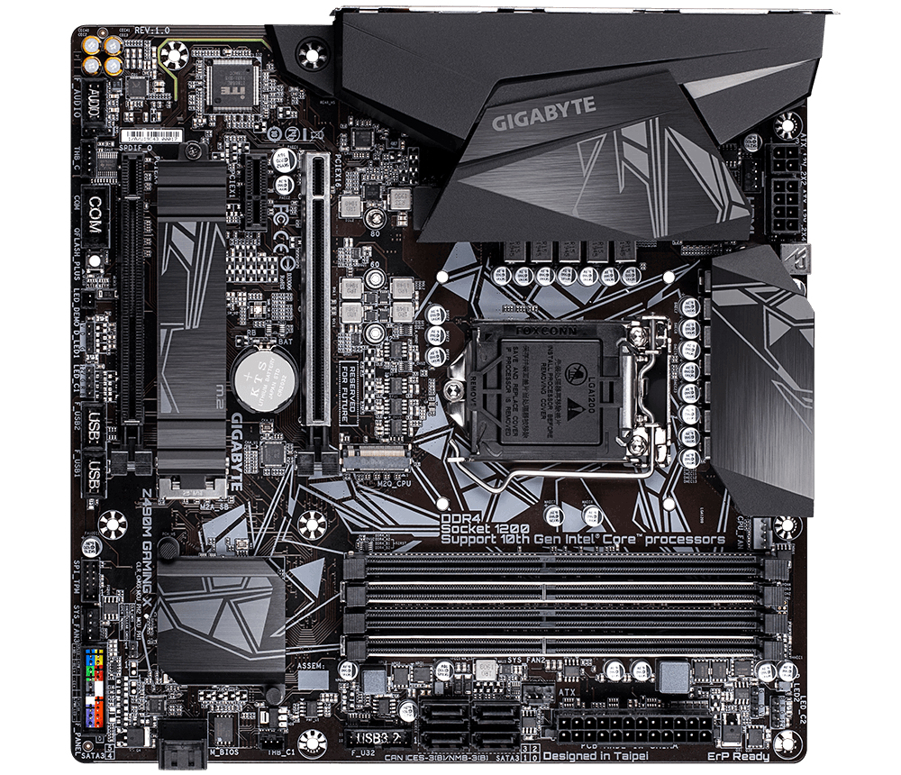 GIGABYTE Z490M GAMING X (rev. 1.0) – image 2