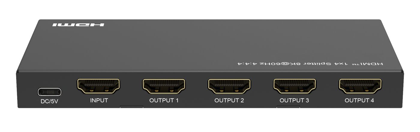 Microconnect MC-HDMISPLITTER0104-8K video splitter HDMI – image 4