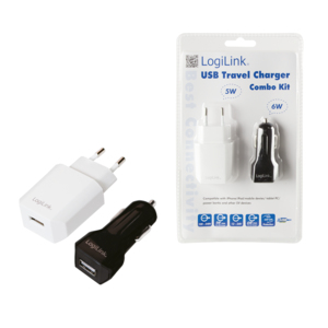 LogiLink PA0109 mobile device charger Smartphone, Tablet Black, White AC, Cigar lighter Auto, Indoor – image 3