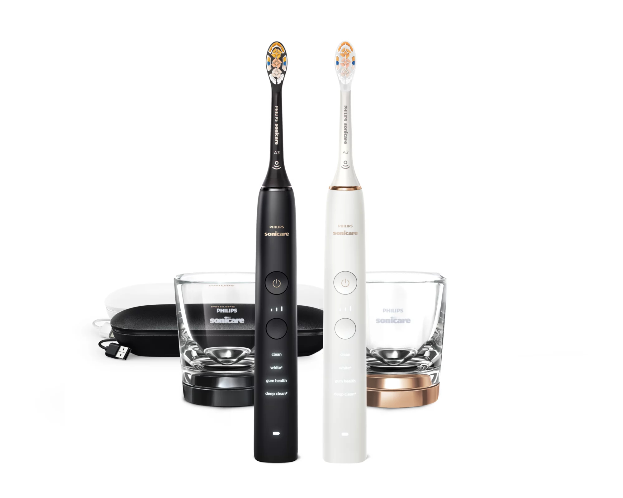 Philips HX9912/95 electric toothbrush Adult Sonic toothbrush Black, White