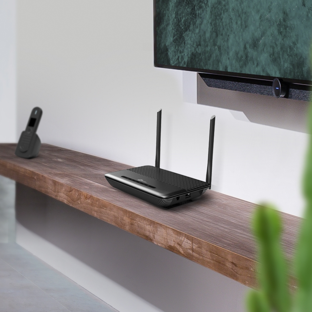 TP-Link TD-W9960V wireless router Gigabit Ethernet Single-band (2.4 GHz) Black – image 4