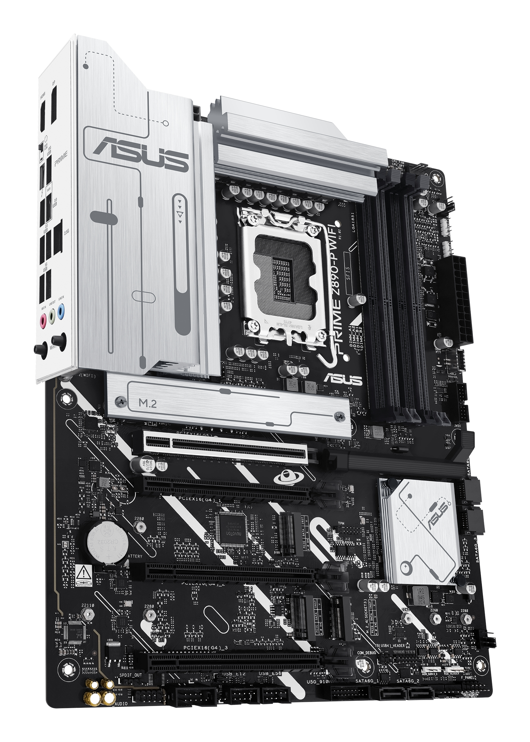 Tarjeta Madre ASUS PRIME Z890-P WIFI - Socket 1851 - 4xDDR5 - 8666+(OC)MHz - HDMI - DisplayPort - ATX - PRIME Z890-P WIFI Tarjeta Madre ASUS PRIME Z890-P WIFI - Socket 1851 - 4xDDR5 - 8666+(OC)MHz - HDMI - DisplayPort - ATX - PRIME Z890-P WIFI
