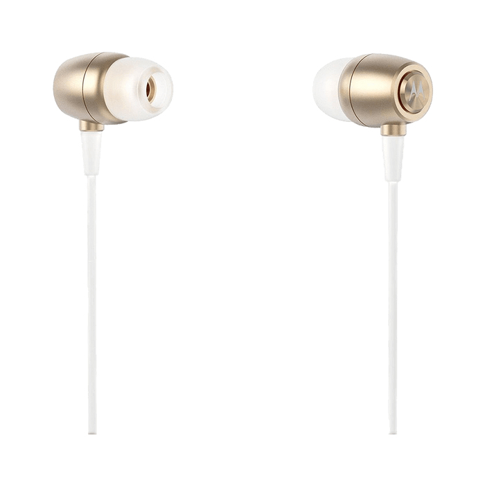 Motorola Metal Headset Wired In-ear Calls/Music Gold – image 2