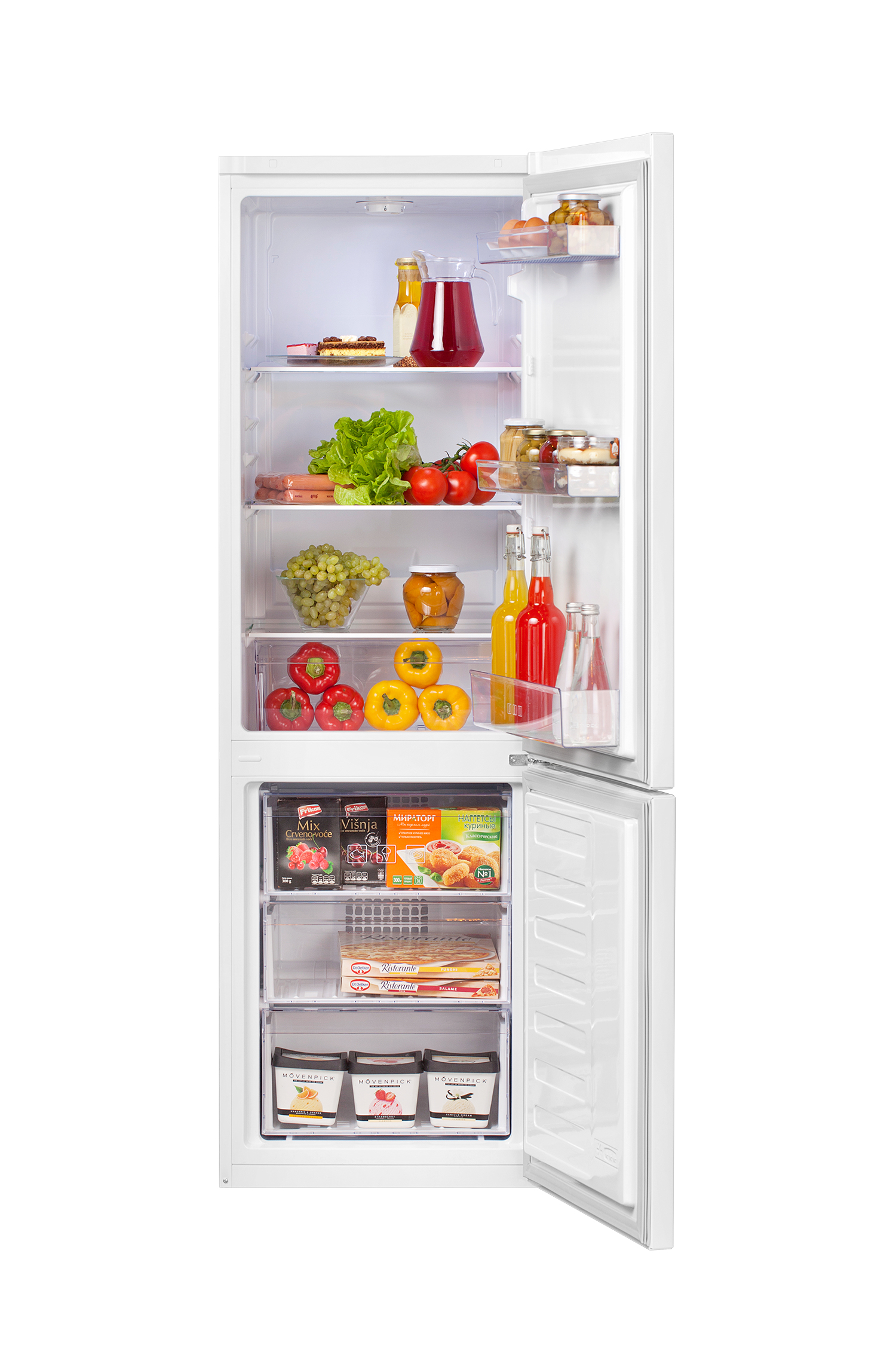Beko RCSK270K30WN fridge-freezer Freestanding